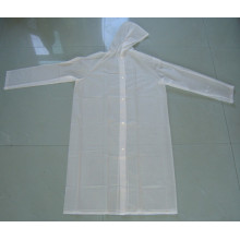 PVC adulto impermeable transparente con la manga